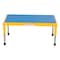Vestil Adj. Steel Stand, 10-1/2-16-1/2 H, 19 x 36, 10.5 Overall Height, Steel, Yellow AHT-H-1936 - alternate 4